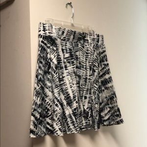 Black and white skirt